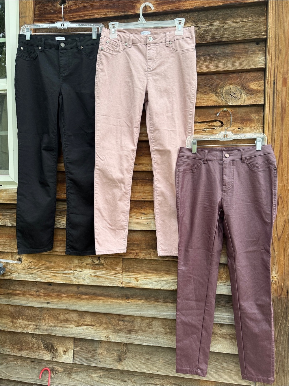 LASCANA lot of 3 skinny pants